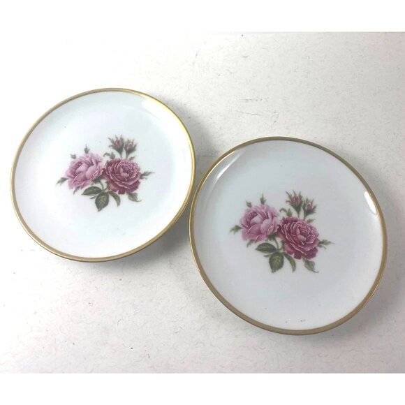 Kaiser Other - Vintage Kaiser Moosrose Porcelain Floral Plates